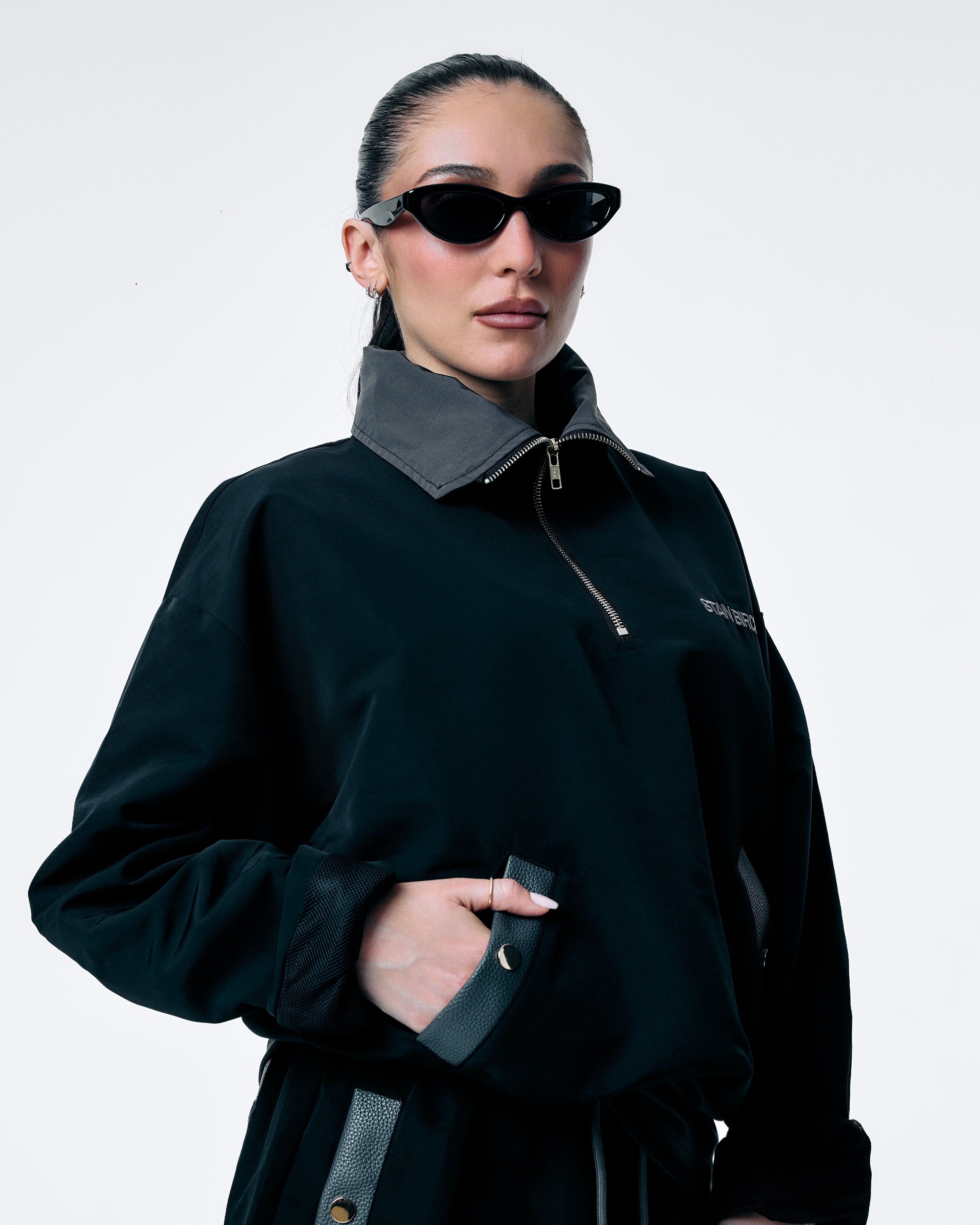 NYLON TRACKSUIT JACKET