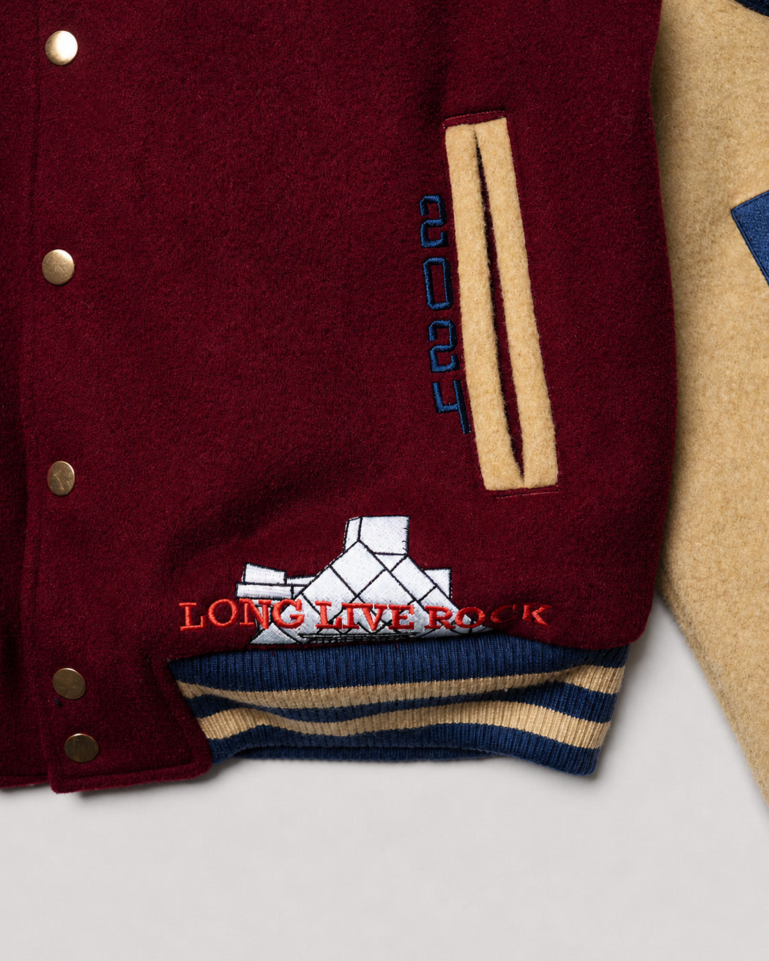 Stan Birch Varsity Jacket x SHINZO Paris for 2023 NBA Paris Game - Cleveland
