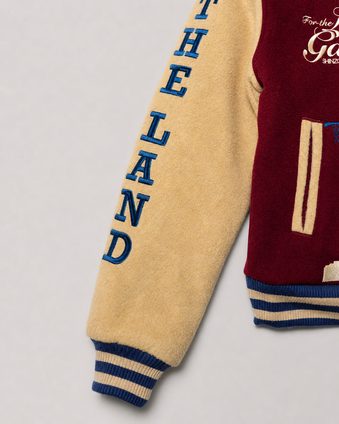 Stan Birch Varsity Jacket x SHINZO Paris for 2023 NBA Paris Game - Cleveland