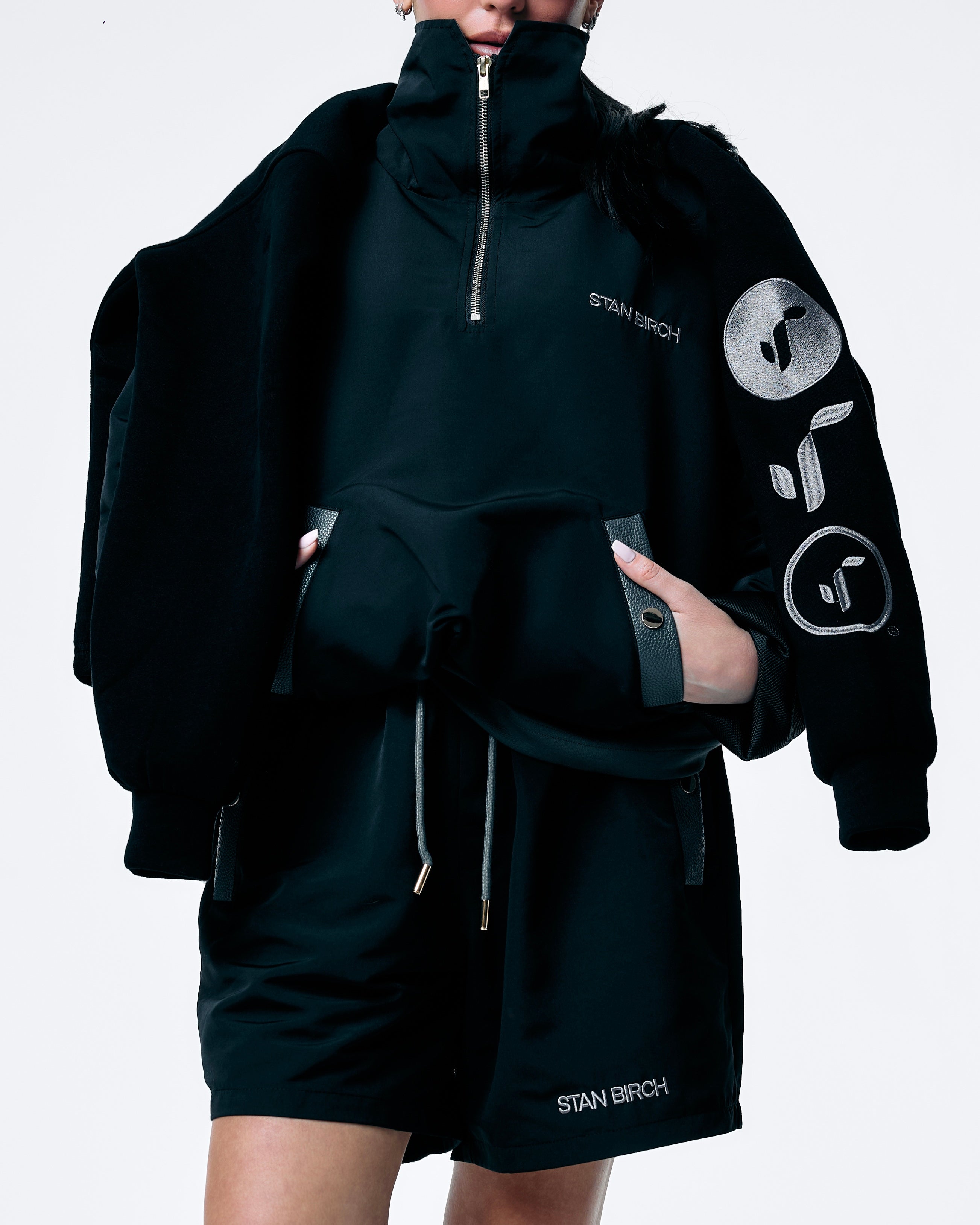NYLON TRACKSUIT JACKET