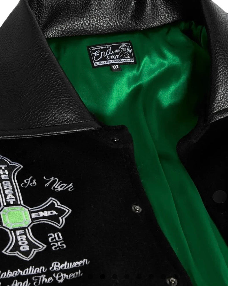 Stan Birch Varsity Jacket x END. Clothing & The Great Frog