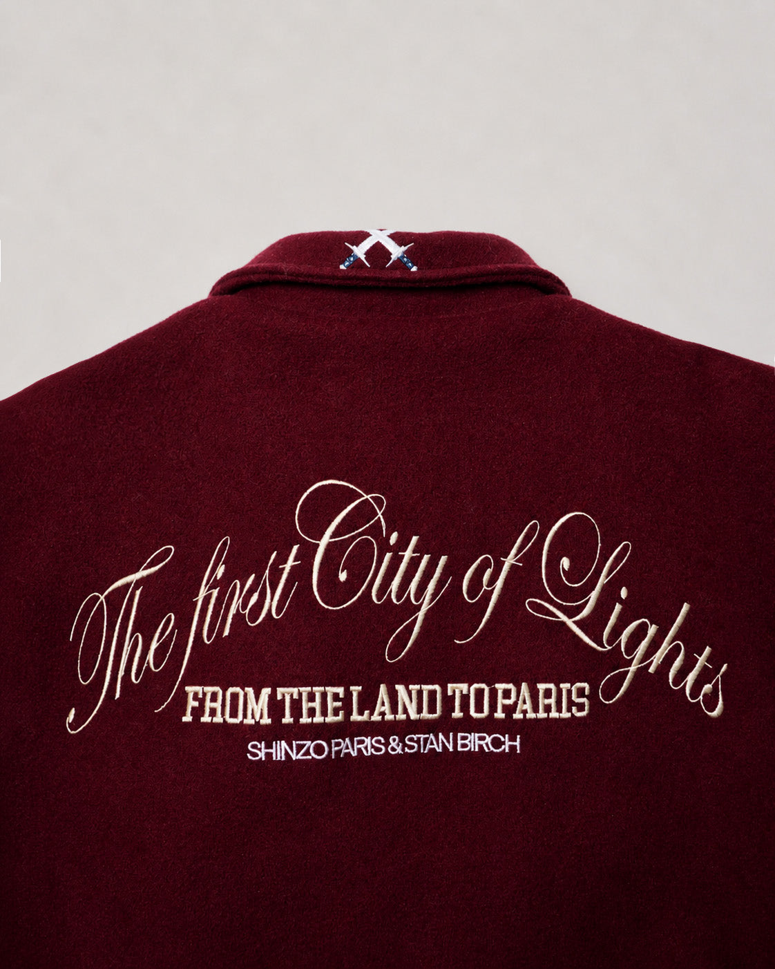 Stan Birch Varsity Jacket x SHINZO Paris for 2023 NBA Paris Game - Cleveland