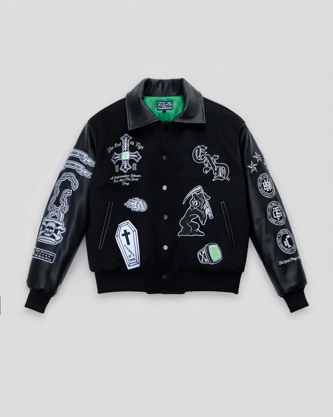 Stan Birch Varsity Jacket x END. Clothing & The Great Frog