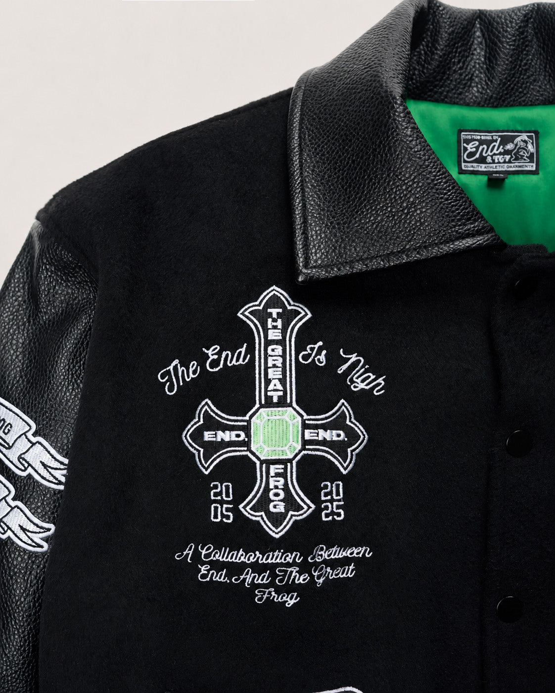 Stan Birch Varsity Jacket x END. Clothing & The Great Frog