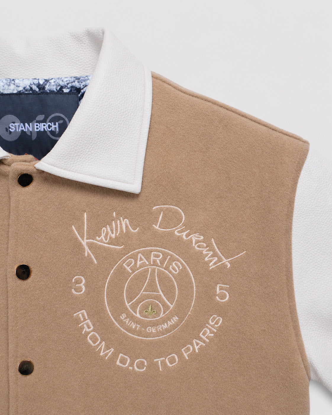 Stan Birch Varsity Jacket x Trajectoire Studio & the Paris Saint-Germain