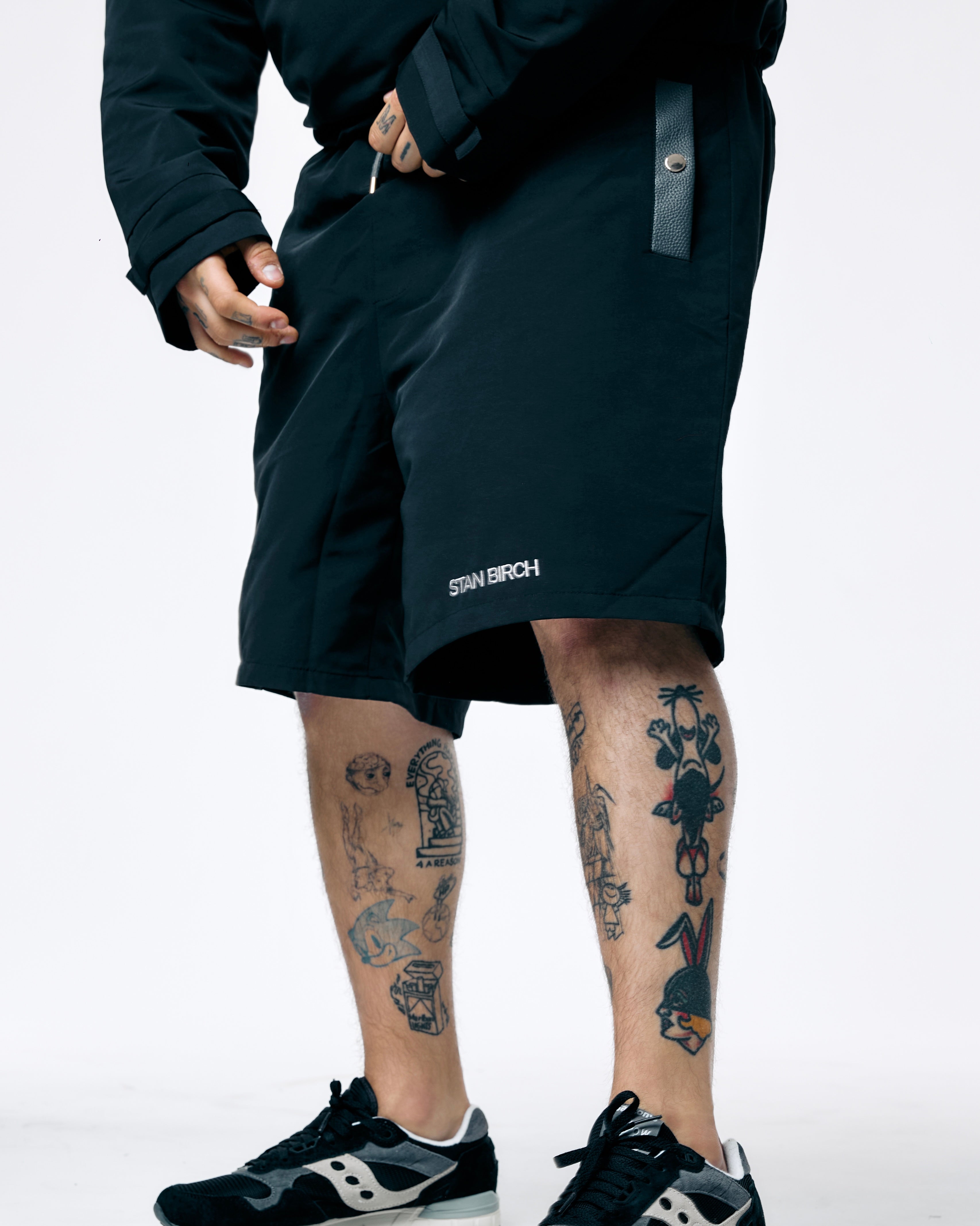 NYLON TRACKSUIT SHORTS