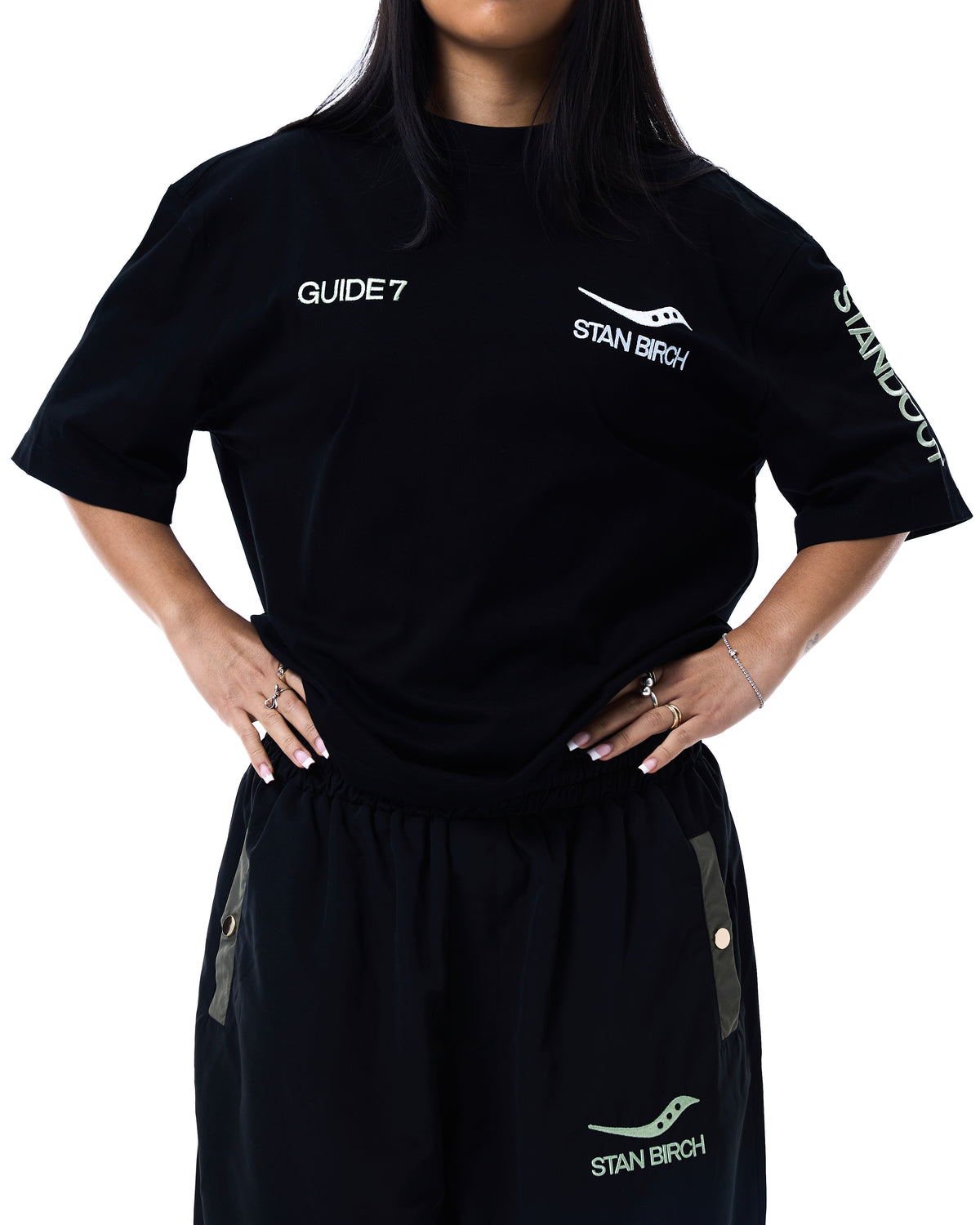 SAUCONY x STAN BIRCH BLACK TEE